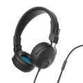 JLab Studio On-Ear Wired Headphones Graphite/Blue - Black