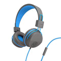 JBuddies Studio On-Ear Kids Wired Type-C Headphones Dark Pink - Graphite/Blue