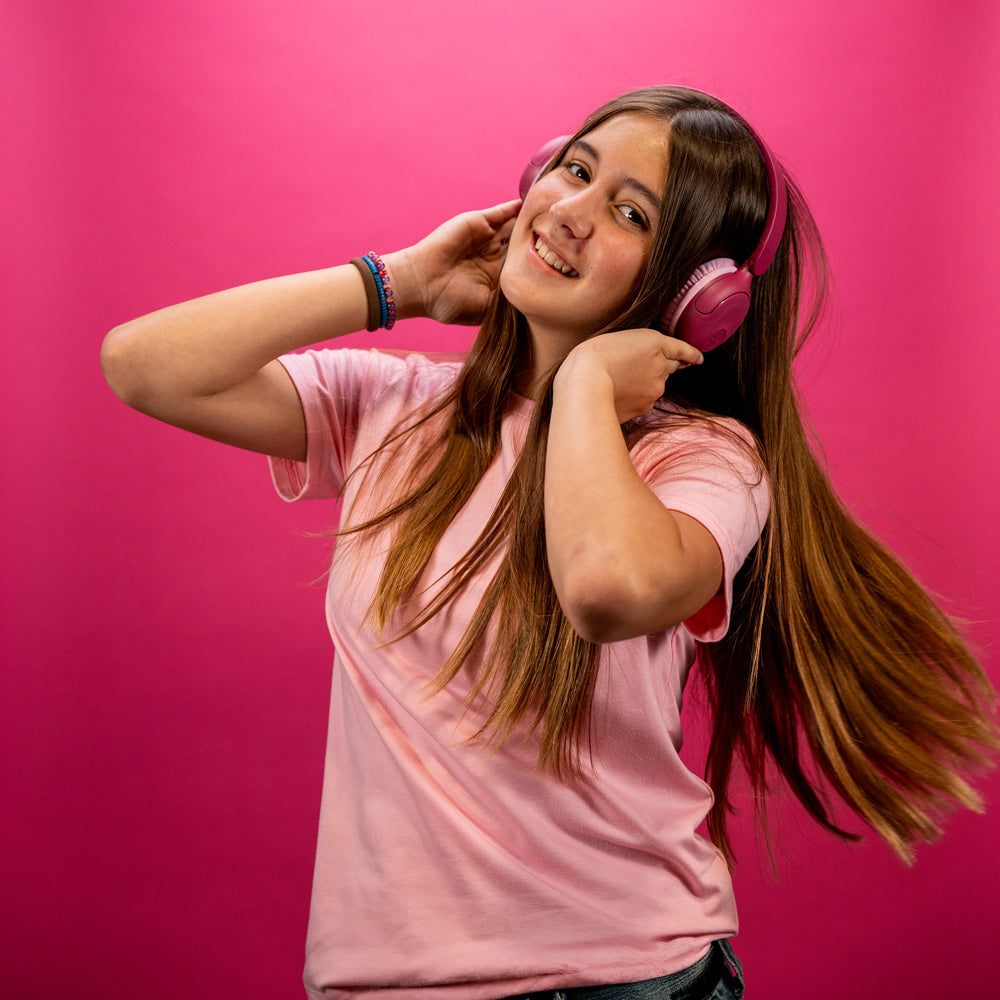 JBuddies Pop Wireless Kids Headphones Pink