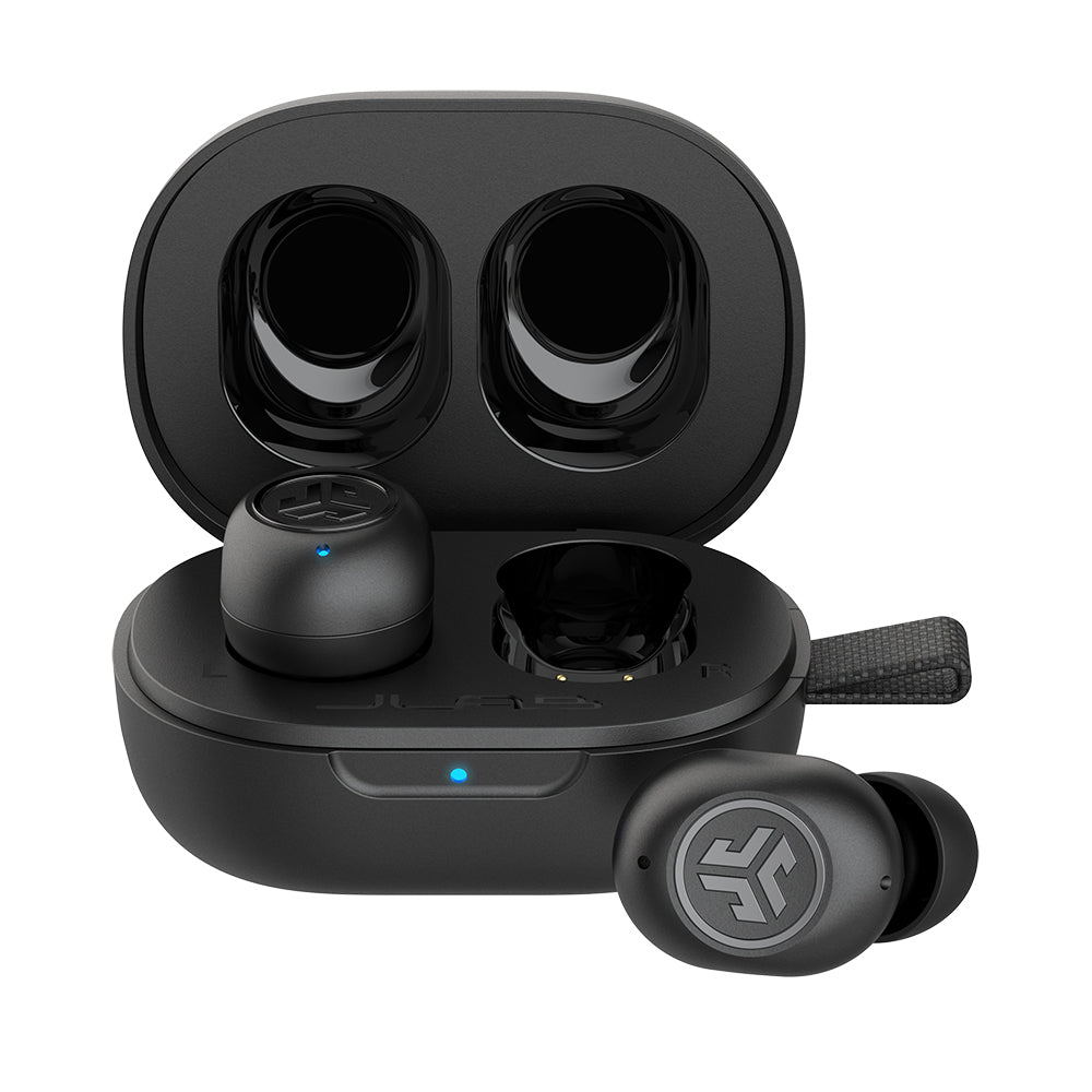 JBuds Mini True Wireless Earbuds Sage Gray - Black