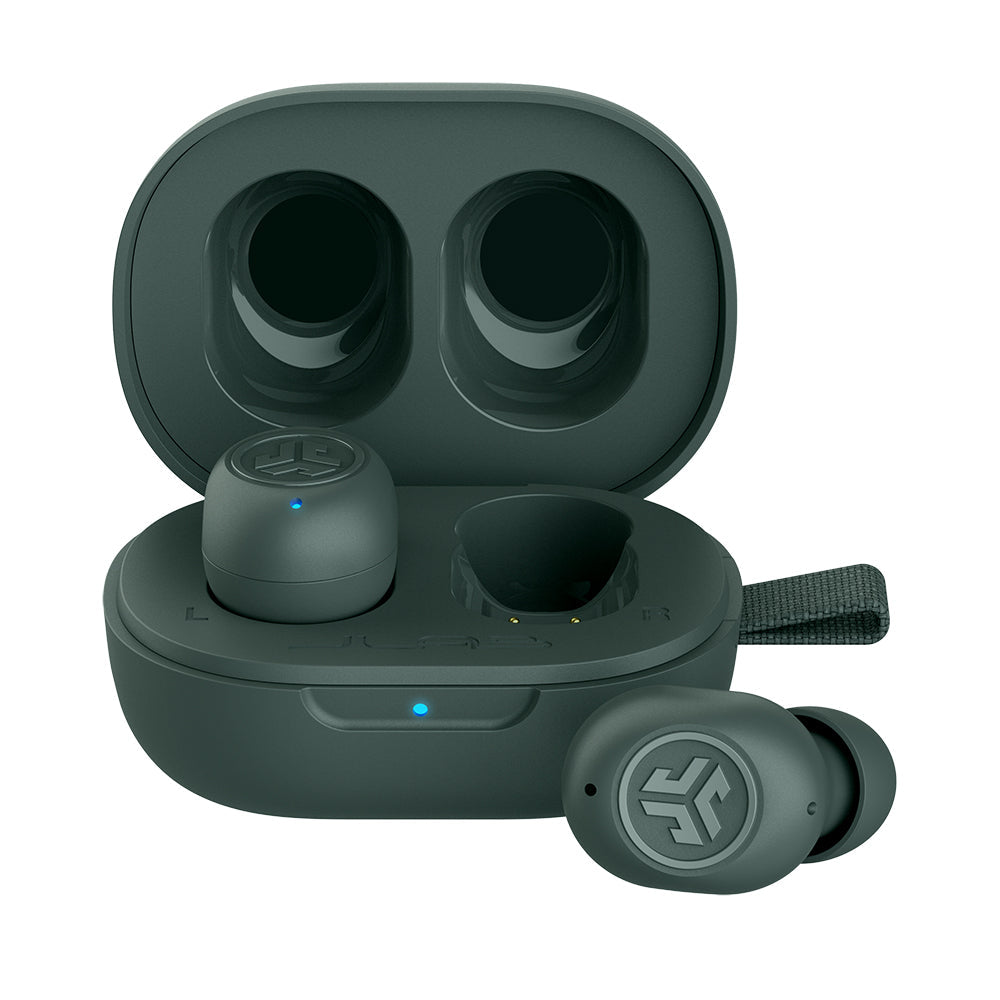 JBuds Mini True Wireless Earbuds Teal - Sage Gray