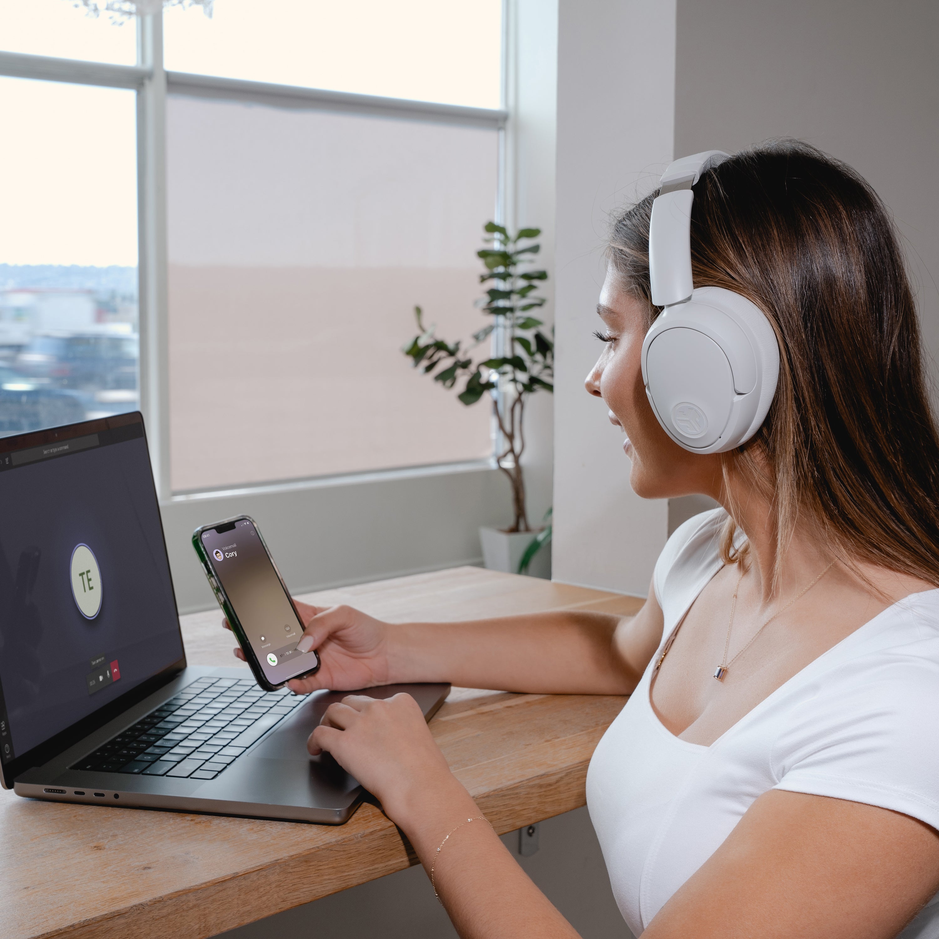 JBuds Lux ANC Headphones Cloud