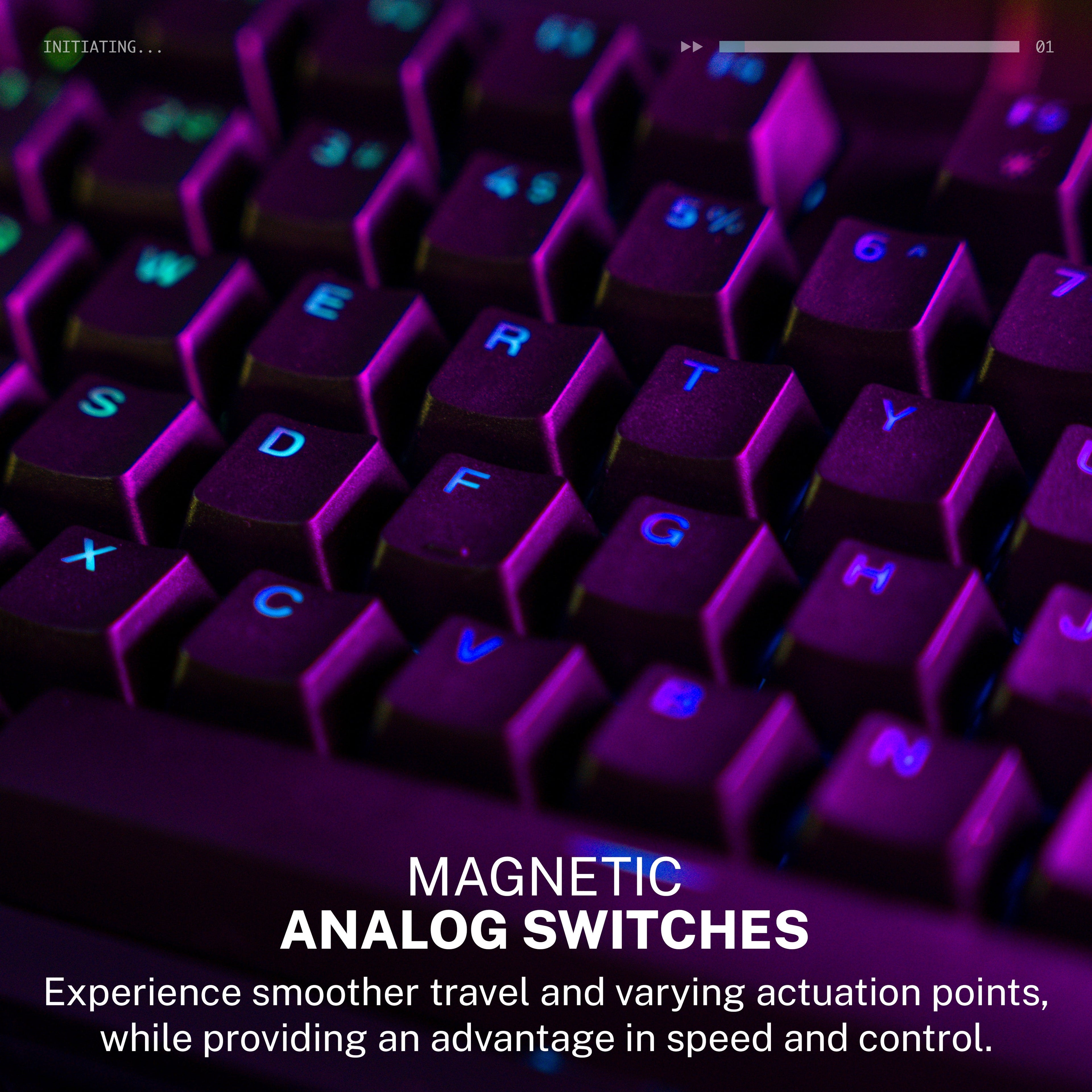 Daybreak TKL Wired Magnetic Gaming Keyboard Black