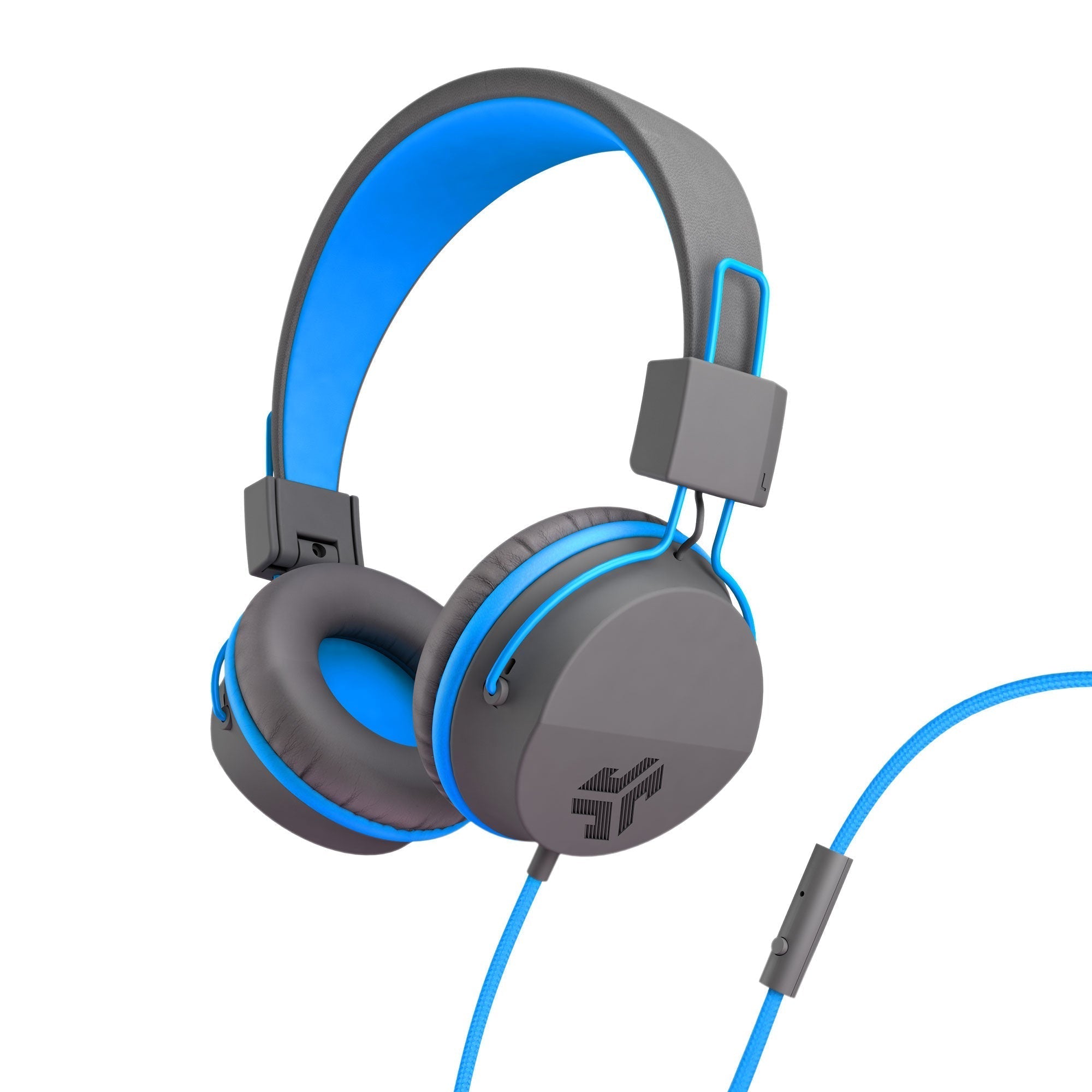 Neon Wired On-Ear Headphones Graphite/Lime - Graphite/Blue