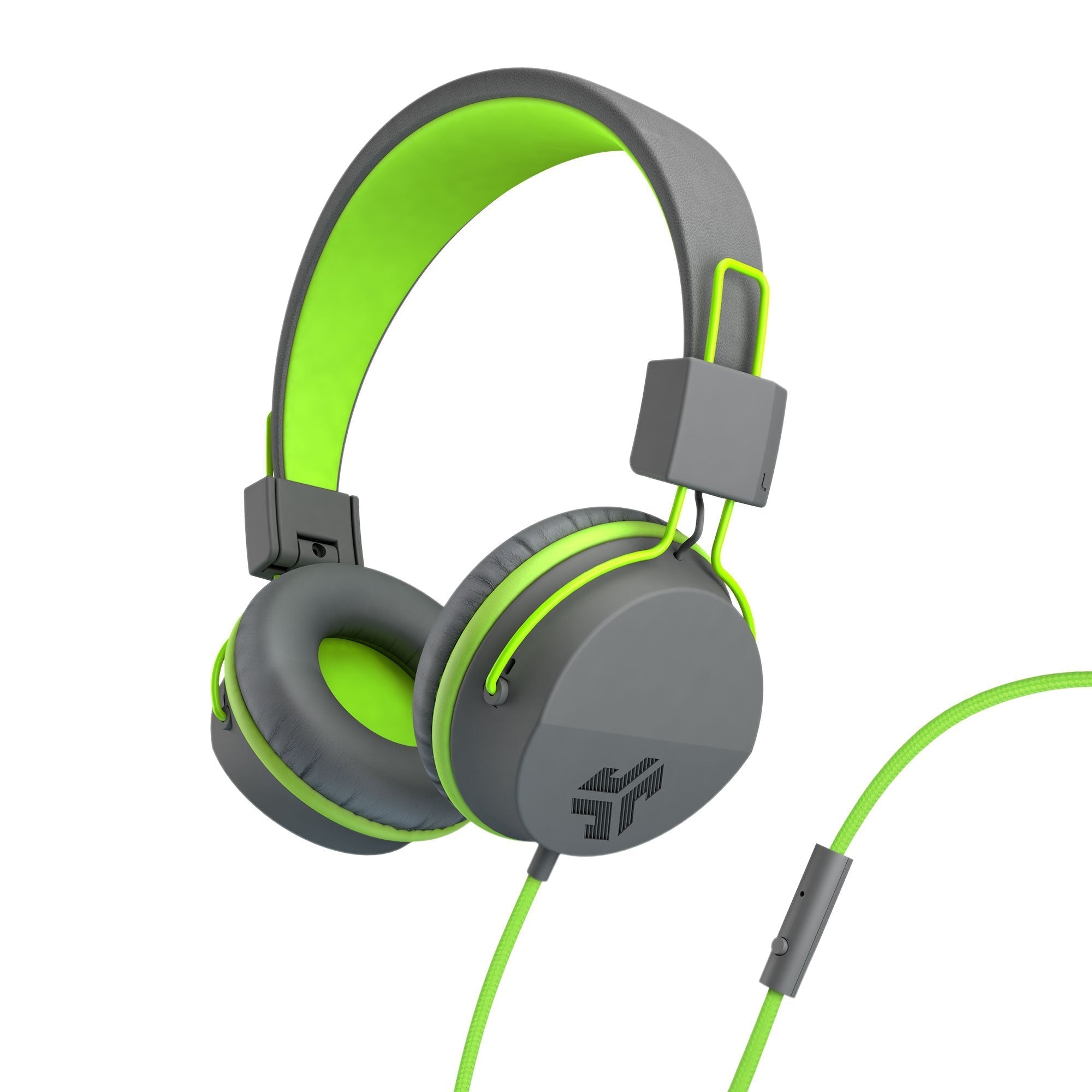 Neon Wired On-Ear Headphones Graphite/Blue - Graphite/Lime